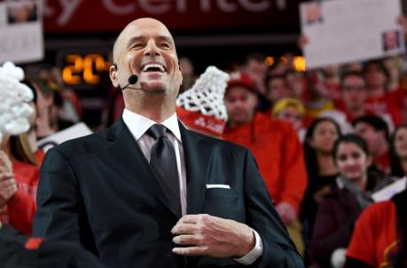 COLLEGE PARK, MD - FEBRUARY 29: Jay Bilas talks during ESPN College GameDay before the game between the Maryland Terrapins and the Michigan State Spartans in the Xfinity Center on February 29, 2020 in College Park, Maryland. (Photo by G Fiume/Maryland Terrapins/Getty Images)