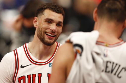 Zach LaVine, Chicago Bulls. Mandatory Credit: Raj Mehta-USA TODAY Sports