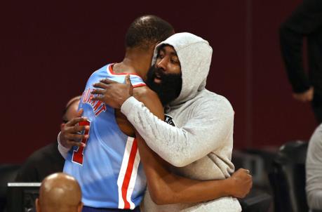  James Harden #13 of the Brooklyn Nets (Photo by Elsa/Getty Images)