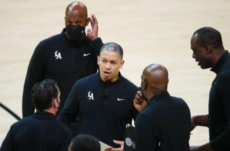 Tyronn Lue, LA Clippers. Mandatory Credit: Mark J. Rebilas-USA TODAY Sports