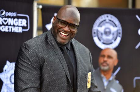 Shaquille O'Neal speaks during Pepsi Stro<em></em>nger Together and CTG Foundation Atlanta Law Enforcement Press Co<em></em>nference
(Photo by Paras Griffin/Getty Images for Pepsi Stro<em></em>nger Together)