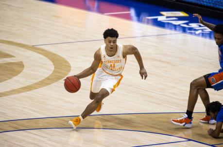 Jaden Springer, Sixers draft (Photo by Brett Carlsen/Getty Images)