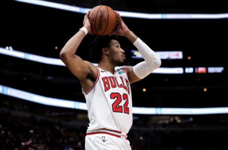 CHICAGO, ILLINOIS - OCTOBER 17: Otto Porter Jr. #22 of the Chicago Bulls handles the ball in the third quarter against the Atlanta Hawks during a preseason game at the United Center on October 17, 2019 in Chicago, Illinois. NOTE TO USER: User expressly acknowledges and agrees that, by downloading and/or using this photograph, user is co<em></em>nsenting to the terms and co<em></em>nditions of the Getty Images License Agreement. (Photo by Dylan Buell/Getty Images)