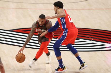 Damian Lillard, Sixers rumors (Photo by Abbie Parr/Getty Images)