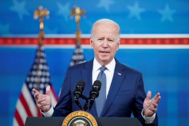 U.S. President Joe Biden speaks at the White House in Washington