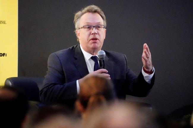 John Williams, CEO of the Federal Reserve Bank of New York, speaks at an event in New York