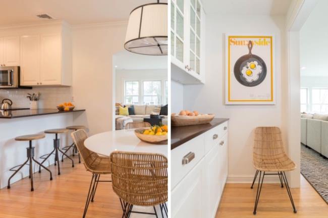 Traditio<em></em>nal white kitchen with minimalistic vibe