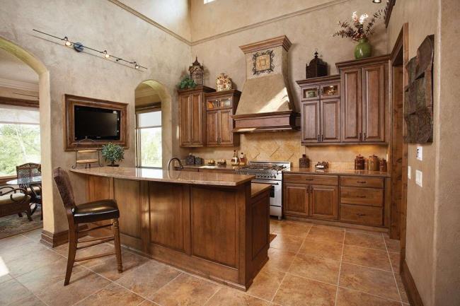 south-western kitchen with Spanish vibe