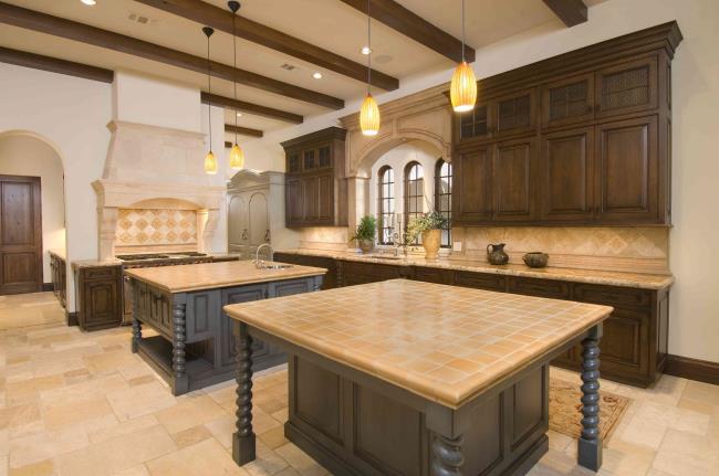 Neutral Spanish Style Kitchen