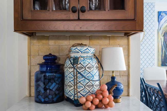 how to style countertops for spanish style kitchens