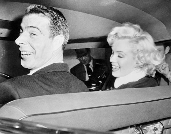 Joe DiMaggio and his Bride Marilyn Monroe.