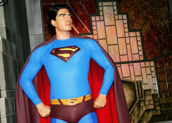 Brandon Routh Unveils Superman Wax Figure At Madame Tussauds.