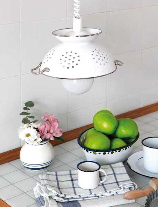 pendant light in the kitchen